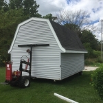 Moving shed for sale of home